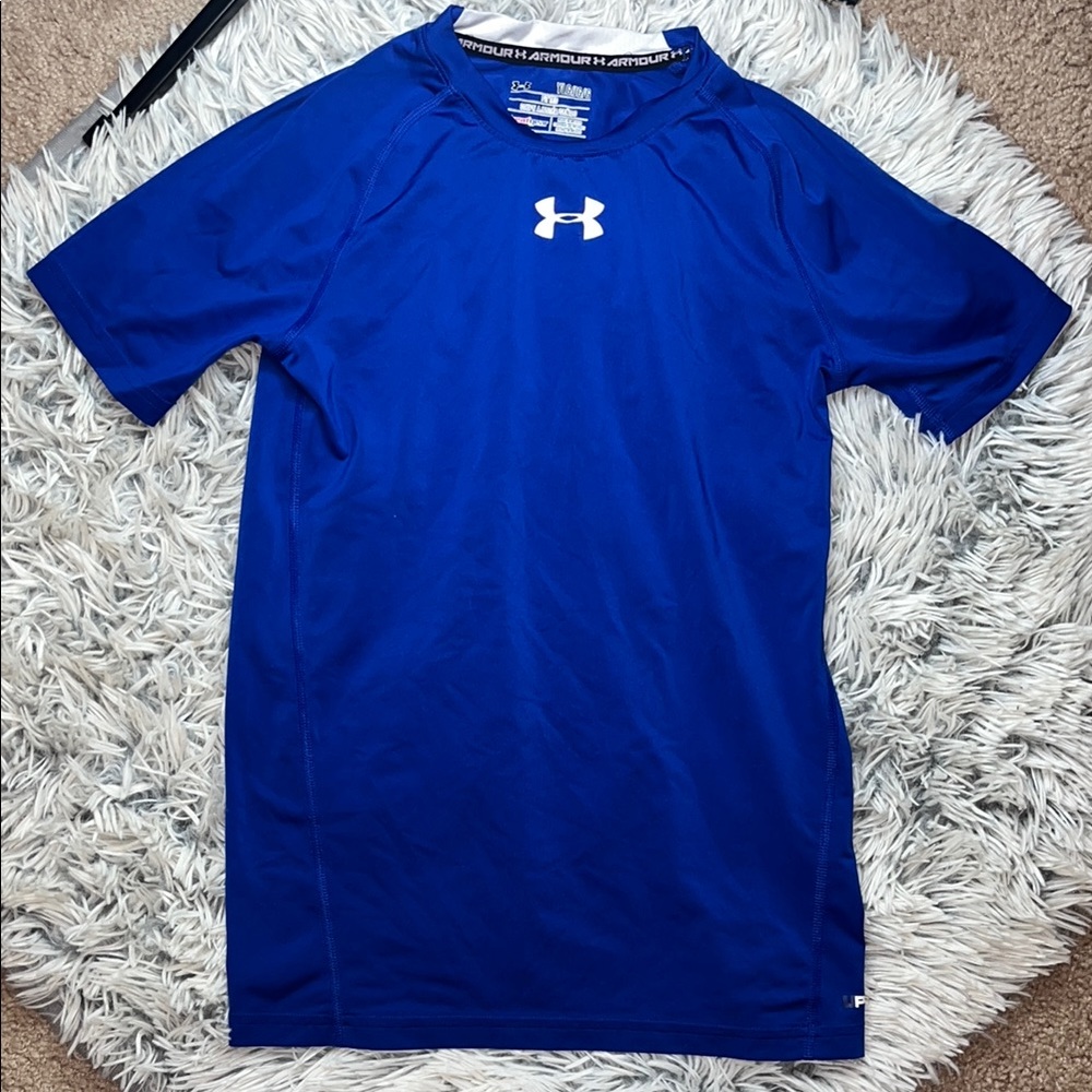 Youth Under Armour Blue Athletic Shirt